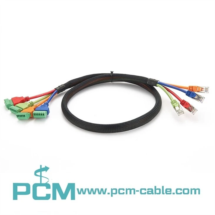 Ethernet RJ45 To Solderless Terminal Block Cable
