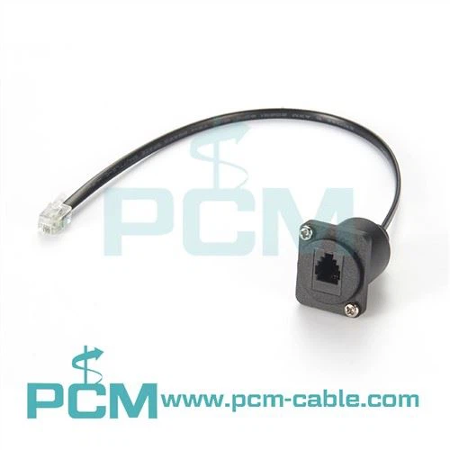 D Tipi Modül RJ9 RJ11 Konektörü