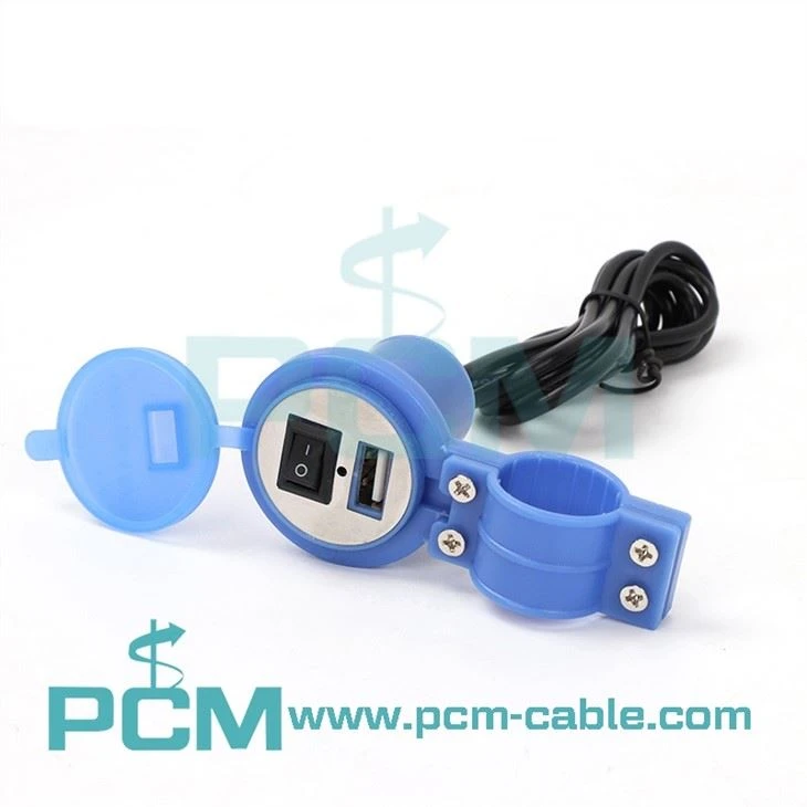 Su Geçirmez Usb Scooter Modifiye Cep Telefonu Şarj Cihazı 12V