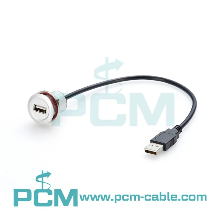 Harting ile Uyumlu USB 2.0 A'dan A'ya Kablo