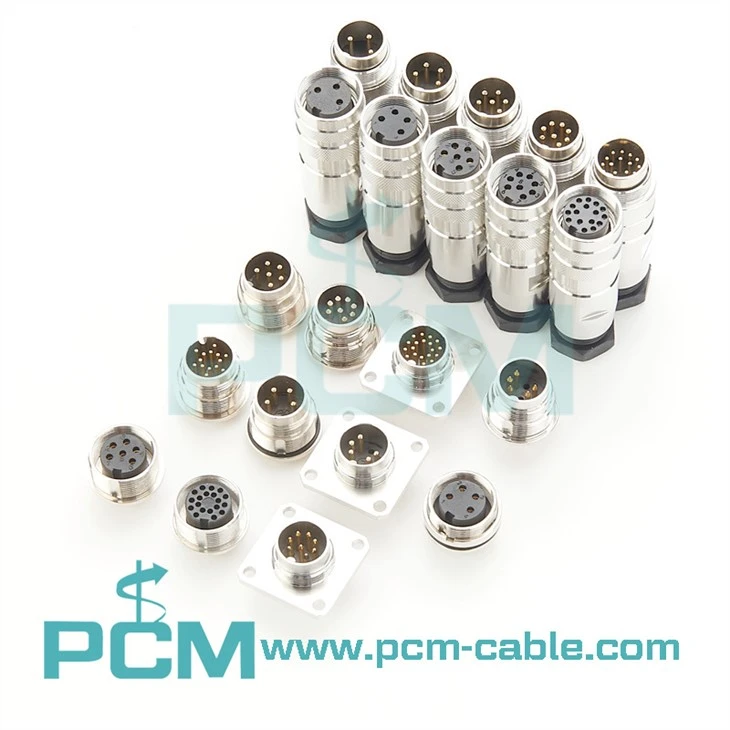 Metal Solder Circular Amphenol C091 M16 Aviation Connector