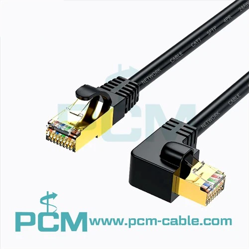Kablo RJ45 Cat.6A SSTP Açılı