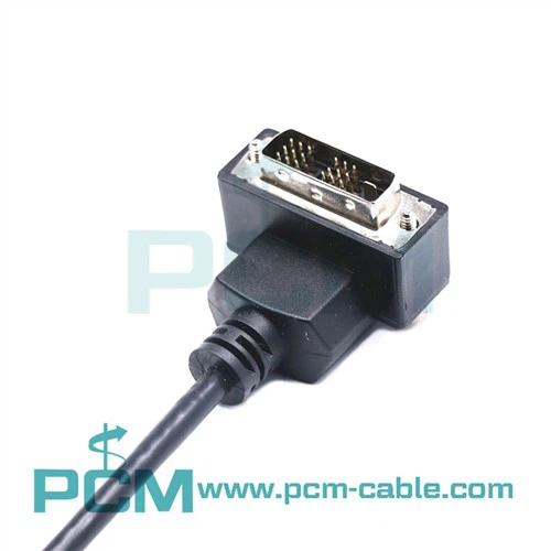 Dik Açılı DVI 18Pin Kablo Düzeneği