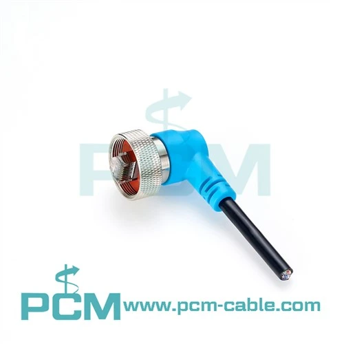 Su Geçirmez RJ45 Ethernet Kablosu Dik Açı