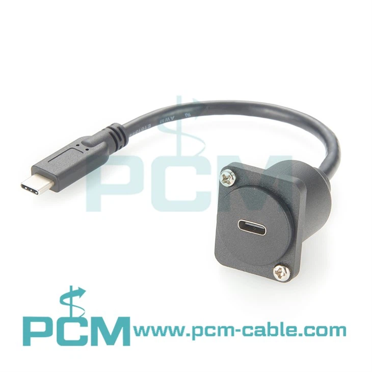 D-Tipi Kablo Adaptörü USB-C Dişi - Erkeğe