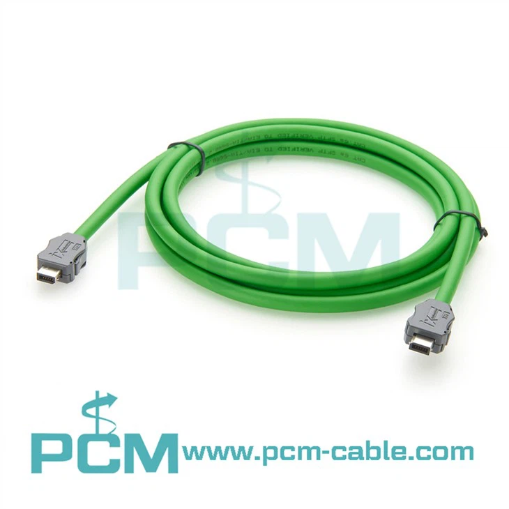 ix Industrial Typ B copper cable, TPU, pre-assembled on both sides