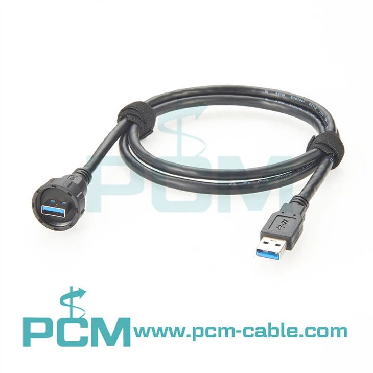USB 3.0 waterproof male cable