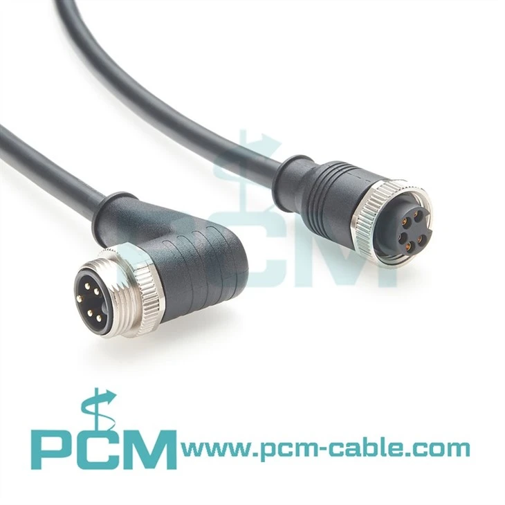 Minifast 78 5-Pin Right-Angle Male to Female Sensor Cable