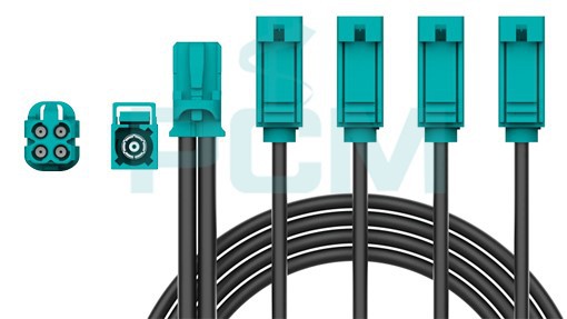 FAKRA Cables FPD-Link III and GMSL 2 GMSL2 Fakra Extension Cable GMSL2 Fakra 1-to-4 M-F Cable GMSL cable for NVIDIA Jetson GMSL camera Quad Fakra Cable FAKRA Cables FPD-Link III and GMSL 2 GMSL2 Fakra Extension Cable GMSL2 Fakra 1-to-4 M-F Cable GMSL cable for NVIDIA Jetson GMSL camera Quad Fakra Cable