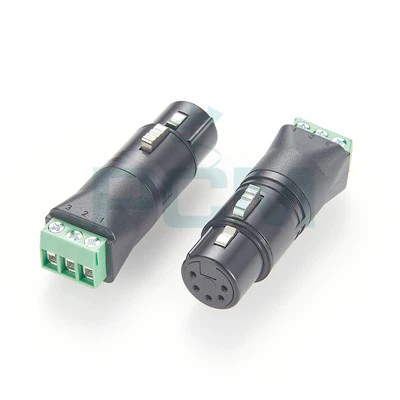 5 Pin Dişi XLR DMX Vida Terminali Adaptörü