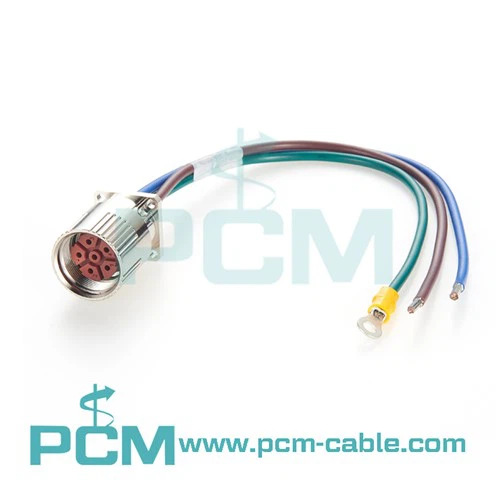 Servo Motorlar İçin Panel Montajlı M23 Konnektör Kabloları