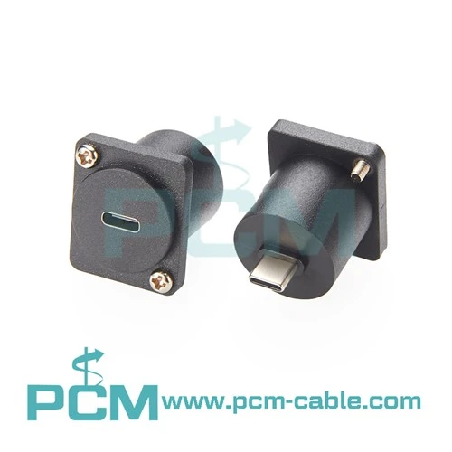 USB C Dişi-Erkek Geçiş Konnektörü