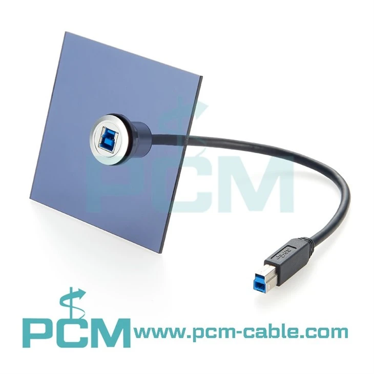 USB 3.0 B-B Panel Mount Coupler